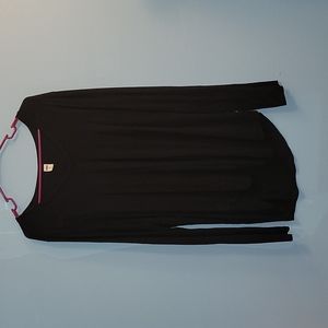 Old Navy black v-neck luxe long sleeve